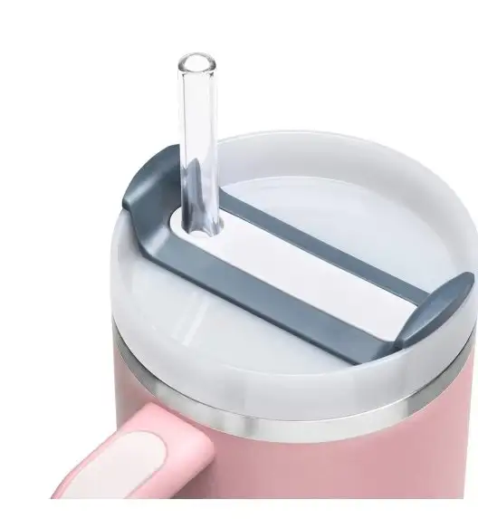 IMCHEX | SUBLIMATION | Kubek termiczny 1200 ml ze słomką + 10 szklanych słomek