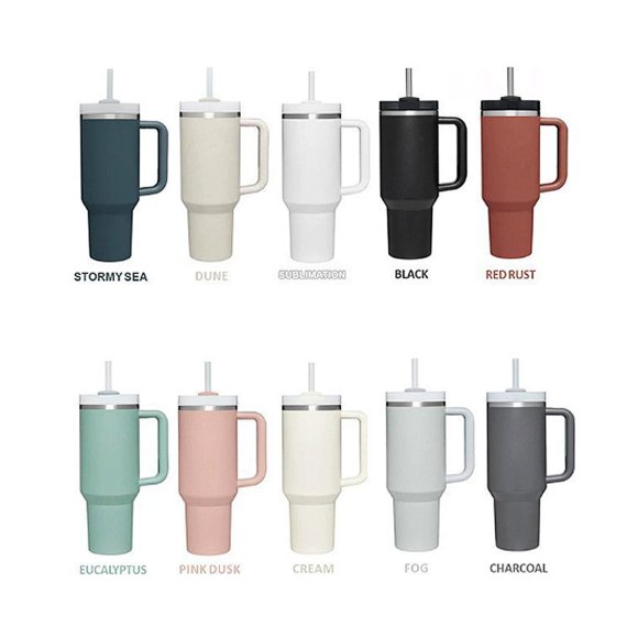 IMCHEX | SUBLIMATION | Kubek termiczny 1200 ml ze słomką + 10 szklanych słomek