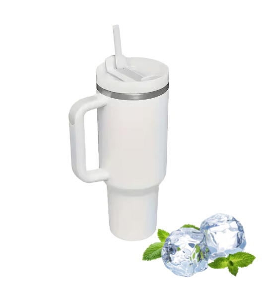 IMCHEX | SUBLIMATION | Kubek termiczny 1200 ml ze słomką + 10 szklanych słomek