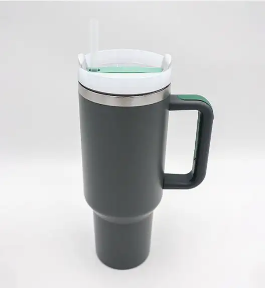 IMCHEX | STORMY SEA | Kubek termiczny 1200 ml ze słomką + 10 szklanych słomek