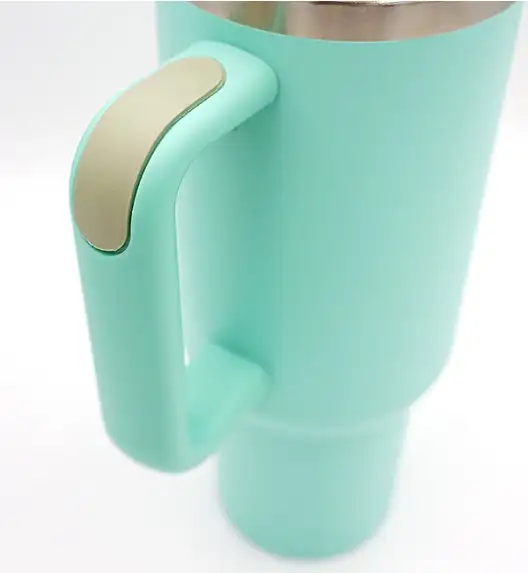 IMCHEX | EUCALYPTUS | Kubek termiczny 1200 ml ze słomką + 10 szklanych słomek