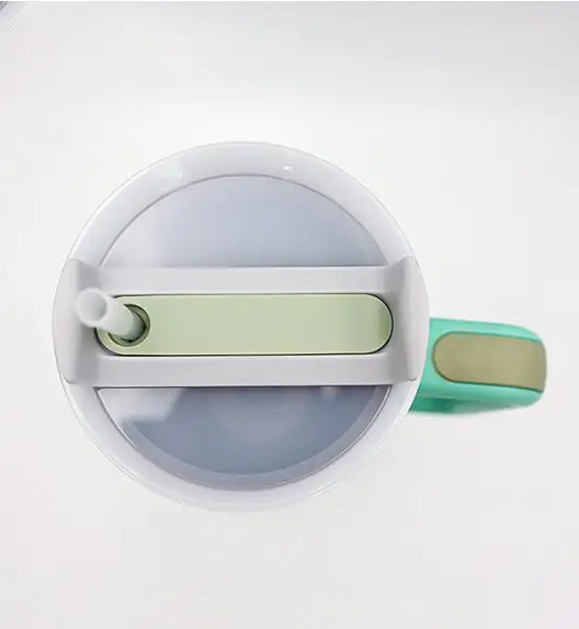 IMCHEX | EUCALYPTUS | Kubek termiczny 1200 ml ze słomką + 10 szklanych słomek