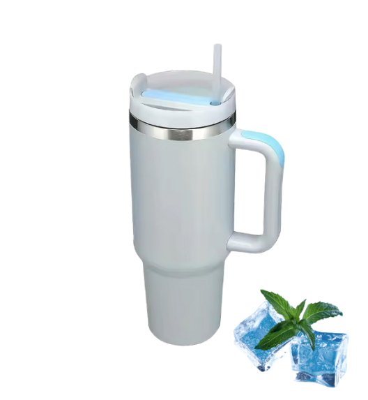 IMCHEX | FOG | Kubek termiczny 1200 ml ze słomką + 10 szklanych słomek