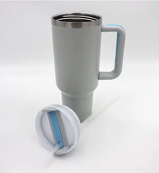 IMCHEX | FOG | Kubek termiczny 1200 ml ze słomką + 10 szklanych słomek