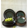 LUBIANA STONEWARE COSMOS ZIELONY OPK | Serwis obiadowy 24 elementy dla 8 osób | odcienie zieleni | ceramika