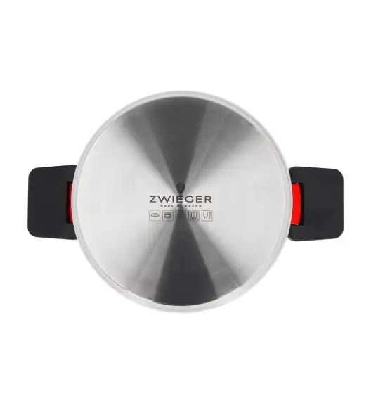 ZWIEGER KOMPACT Komplet 3 garnków z pokrywkami + Brytfanna Practi Plus/ stal nierdzewna 