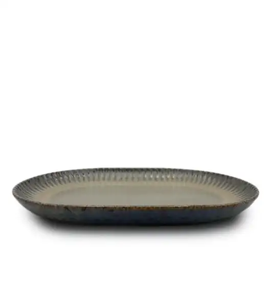 LUBIANA STONEWARE | METEOR DESERT Półmis 33 cm luz / odcień piaskowo - niebieski