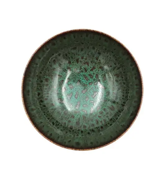 LUBIANA STONEWARE CERAMIKA | JADE ZIELONY Salaterka 21 cm / odcień zielonego