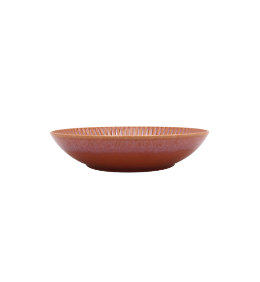 LUBIANA STONEWARE CERAMIKA BLUSH | Serwis obiadowy 12 elementów dla 4 osób | kolor łososiowy
