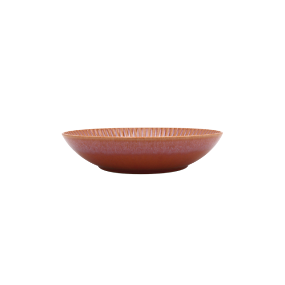 LUBIANA STONEWARE CERAMIKA BLUSH | Serwis obiadowy 12 elementów dla 4 osób | kolor łososiowy