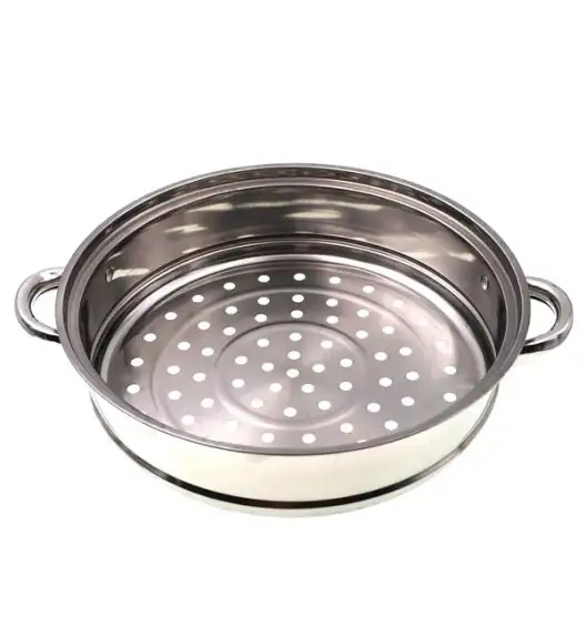 IMCHEX STEAM POT Garnek do gotowania na parze z sitem i pokrywką 28 cm / stal nierdzewna
