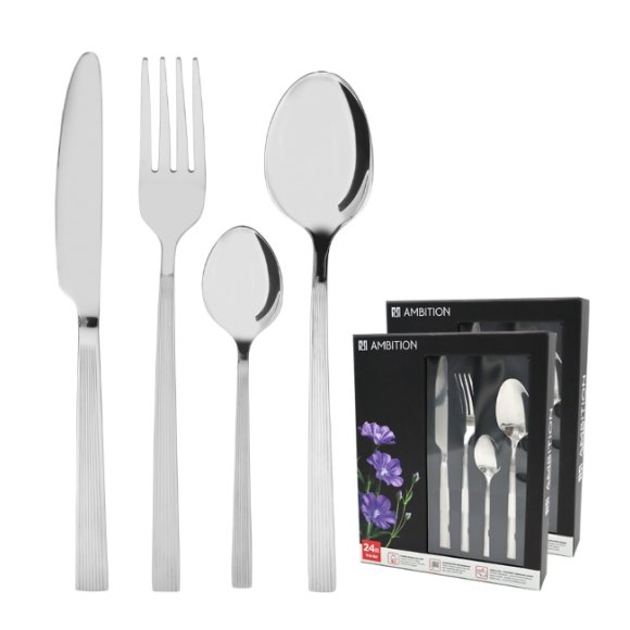 AMBITION | VERDE KPL SZTUCCE 48 EL DLA 12 OSÓB PUDEŁKO