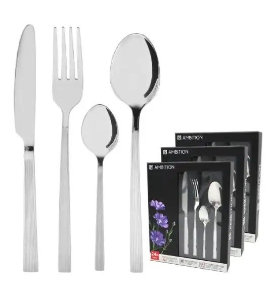 AMBITION | VERDE KPL SZTUCCE 72 EL DLA 18 OSÓB PUDEŁKO