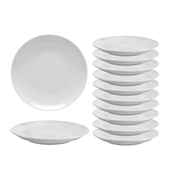 LUBIANA HOTEL BOSS 60x Talerz płytki 31 cm | biały | porcelana