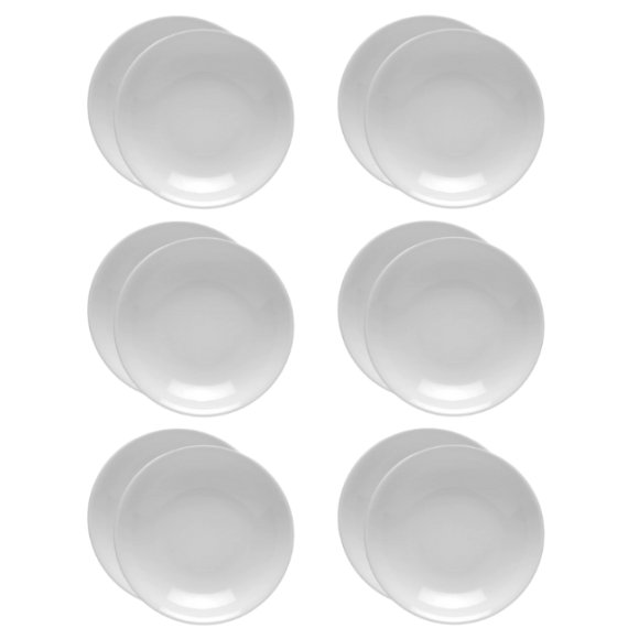 LUBIANA HOTEL BOSS 12x Talerz głęboki 23 cm | biały | porcelana