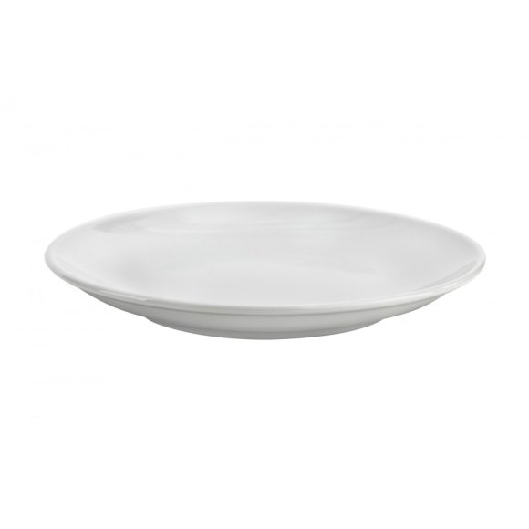 LUBIANA HOTEL BOSS Talerz płytki 19 cm | biały | porcelana