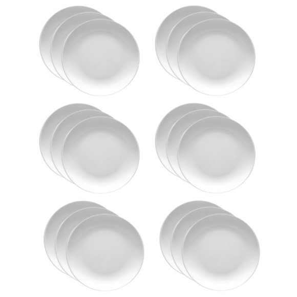 LUBIANA HOTEL BOSS 18x Talerz płytki 19 cm | biały | porcelana