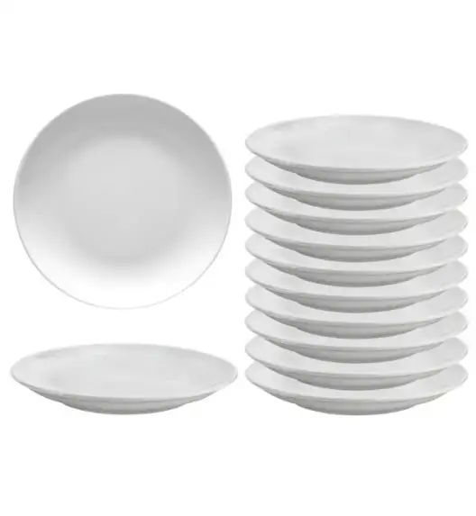 LUBIANA HOTEL BOSS 60x Talerz płytki 19 cm | biały | porcelana