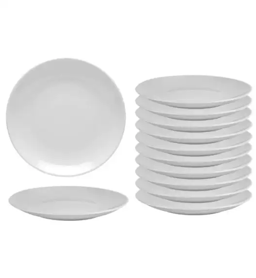 LUBIANA HOTEL BOSS 60x Talerz płytki 23 cm | biały | porcelana