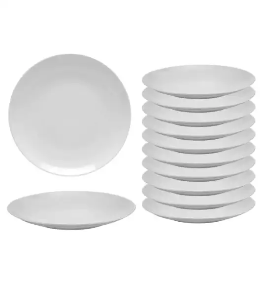 LUBIANA HOTEL BOSS 60x Talerz płytki 28 cm | biały | porcelana