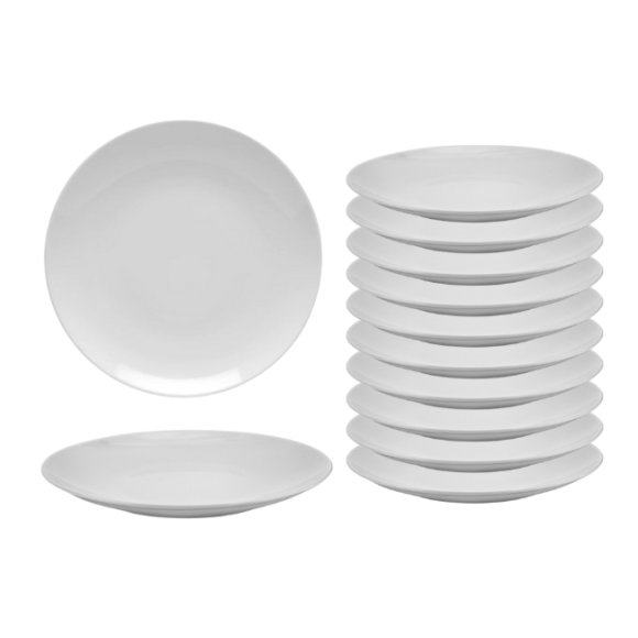 LUBIANA HOTEL BOSS 60x Talerz płytki 28 cm | biały | porcelana