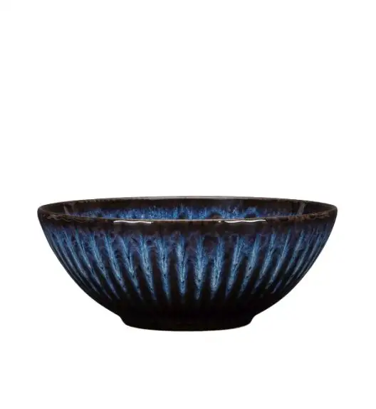 LUBIANA STONEWARE CERAMIKA / COSMOS / Salaterka 17 cm x 12 SZT. / odcień niebieskiego