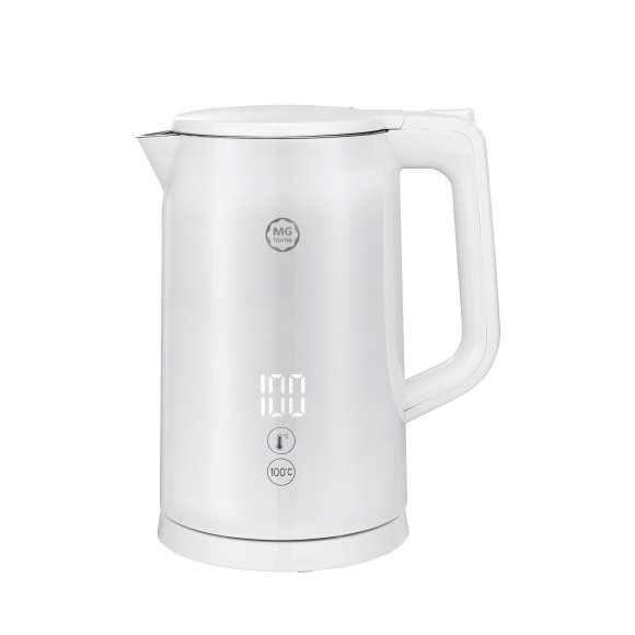 MG HOME Czajnik elektryczny 1,7 l z regulacją temperatury / stylowy / inteligentny / biały