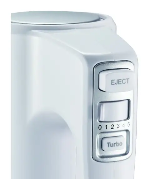 MG HOME Mikser ręczny z pojemnikiem 400W / biały