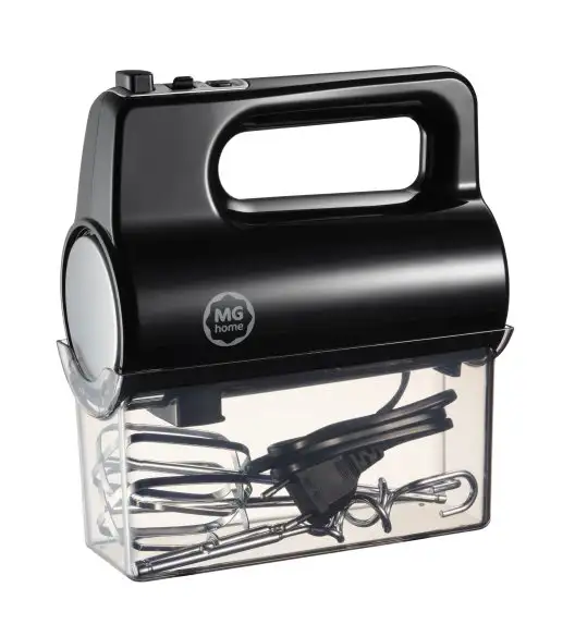 MG HOME Mikser ręczny z pojemnikiem 400W / czarny