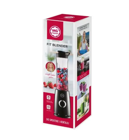 MG HOME Blender FIT 260W / czarny / smoothie 