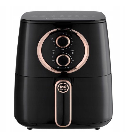 MG HOME Frytownica beztłuszczowa 4,2 l / manualna / 1400W / czarna