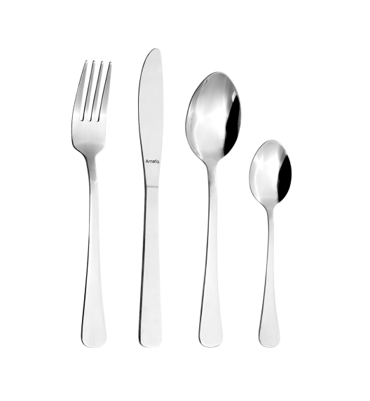 AMEFA LIVORNO Sztućce UE Komplet 48 el w pudełku szarym / 12 os / połysk