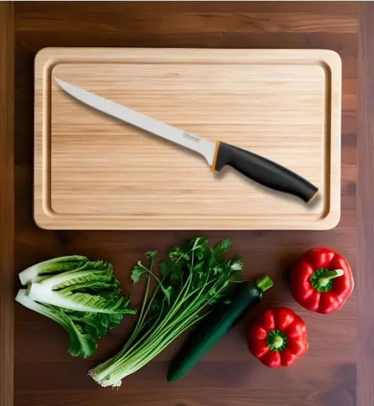 FISKARS CONTROL+ Komplet 5 noży + ostrzałka ceramiczna Roll-Sharp / japońska stal nierdzewna