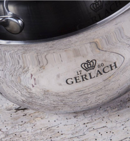 GERLACH SENDO Komplet Garnki z pokrywkami 11 el + garnek 7 l Gerlach Ambiente