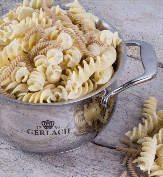 GERLACH SENDO Komplet Garnki z pokrywkami 11 el + garnek 10 l Gerlach Ambiente