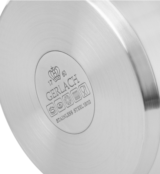 GERLACH SENDO Komplet Garnki z pokrywkami 11 el + garnek 10 l Gerlach Ambiente