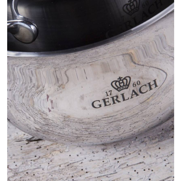 GERLACH SENDO Komplet Garnki z pokrywkami 11 el + garnki Gerlach Ambiente 7l i 10l 