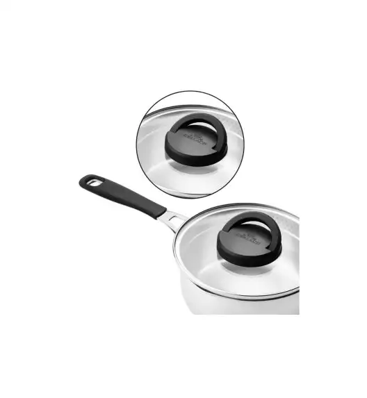 GERLACH AMBIENTE PLUS Komplet Garnki z pokrywkami 10 el + Garnek 10 l Gerlach Ambiente / stal nierdzewna 18/10