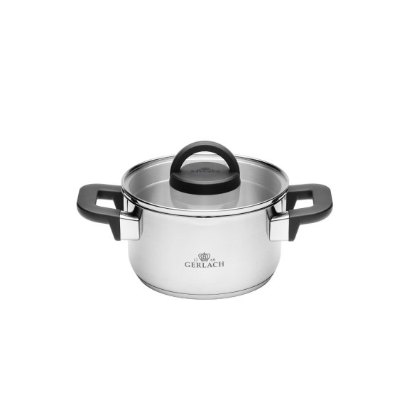 GERLACH AMBIENTE PLUS Komplet Garnki z pokrywkami 10 el + Garnki Gerlach Ambiente 7 l i 10 l / stal nierdzewna 18/10