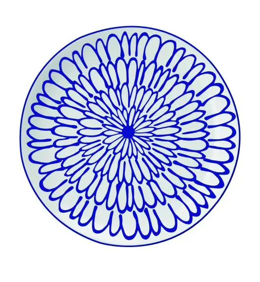 MG HOME | ZESTAW SERWIS OBIADOWY Z PORCELANY FIORI 18 EL 6 OS