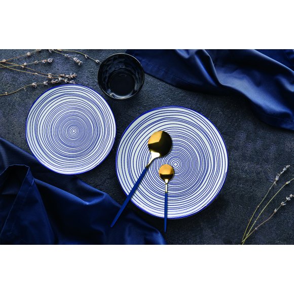 MG HOME | ZESTAW SERWIS OBIADOWY PORCELANOWY MAREA 18 EL 6 OS