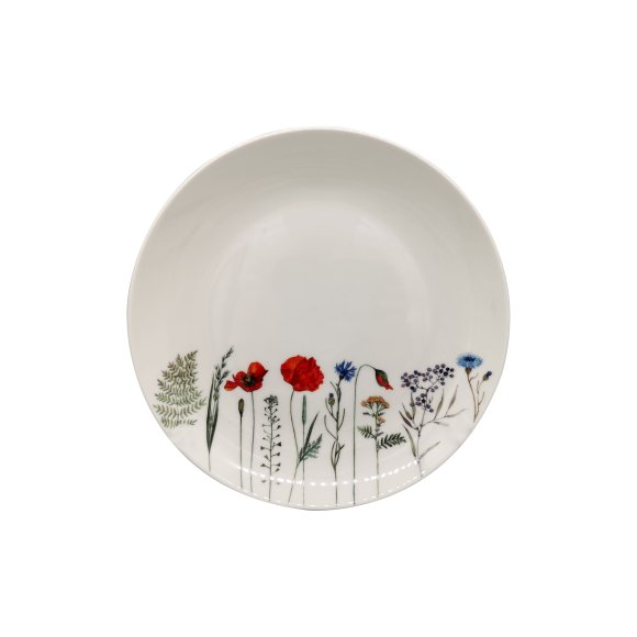 MG HOME | KWIATY ZESTAW SERWIS OBIADOWO KAWOWY Z PORCELANY 30 EL  MIX