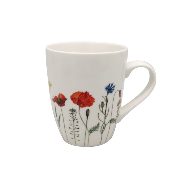 MG HOME | KWIATY ZESTAW SERWIS OBIADOWO KAWOWY Z PORCELANY 30 EL  MIX