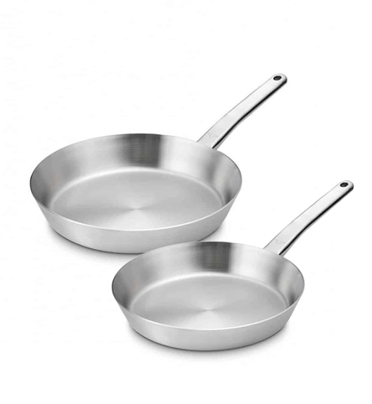 GERLACH AMBIENTE Komplet Garnki z pokrywkami 10 el + 2 patelnie PRESTIGE + pok Tadar / stal nierdzewna / indukcja