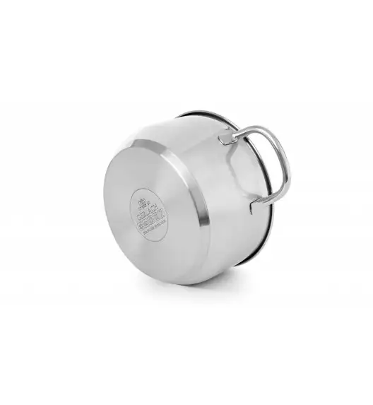 GERLACH SENDO Komplet garnki z pokrywkami 11 el + 2 patelnie PRESTIGE + pok Tadar / stal nierdzewna / indukcja