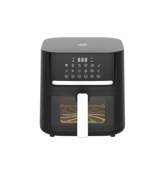 MG HOME Frytownica beztłuszczowa z okienkiem 6,5 l air fryer / 1600 W / 12 programów