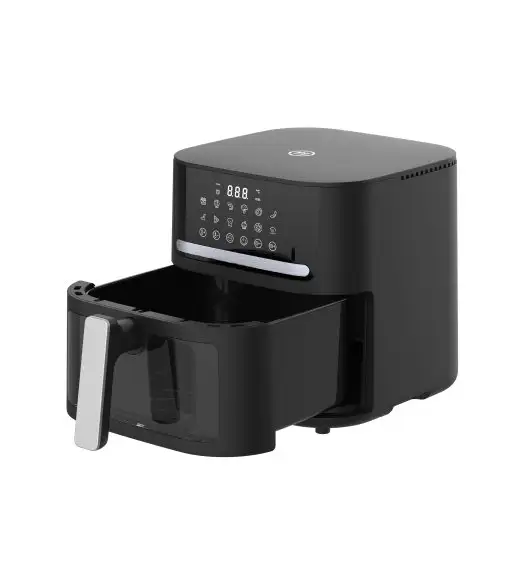 MG HOME Frytownica beztłuszczowa z okienkiem 6,5 l air fryer / 1600 W / 12 programów
