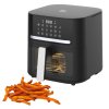 MG HOME Frytownica beztłuszczowa z okienkiem 6,5 l air fryer / 1600 W / 12 programów