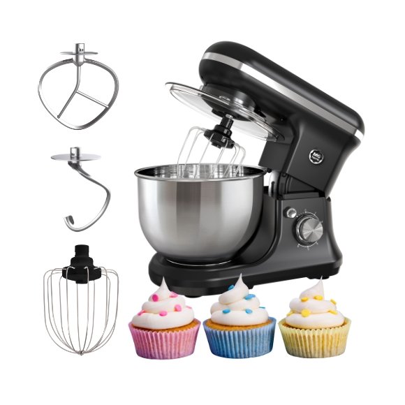 MG HOME Mikser planetarny 5 l z misą i 3 końcówkami / 1200 W / 5 funkcji