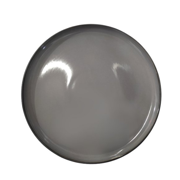 WYPRZEDAŻ! VERLO TIME Talerz płaski 26 cm / ciemny szary / porcelana